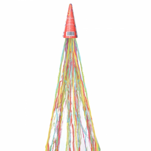 Party Streamers in a Cone